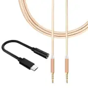 High Quality Type C to 3.5mm Male to Male Audio Adapter Cable For OnePlus 9 Pro