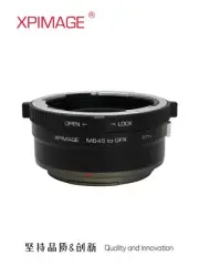 XPimage Lock Focal Reducer Speedbooster Adapter for Mamiya 645 Lens to Fuji GFX