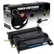 2 Black Toner Cartridge replace for HP CF226A 26A LaserJet Pro M402n MFP M426fdw