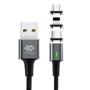 TEGAL ESTAR Magnetic 5A 3 IN 1 Fast Charging Cable 2m Space Grey