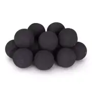Blue Ridge Brand Ceramic Fire Balls - Uniform 3" Lava Rock for Fire Pits