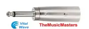 XLR (M) to 1/4" in Mono Male Microphone Mic Cable Audio Adapter Wire Converter