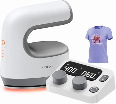 Xtool Mini Heat Press Machine with Wireless Control Pod- Ultra Light Portable...