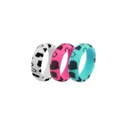 Silicone Black Heart Ring