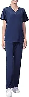 [Letuwj] Scrubs Set Stretch Quick Dry Suit Doctor's Suit Thin