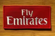 Collingwood Football Club 2010 Premiership FLY EMIRATES jumper sponsor patch AFL