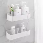 Plastic Shower Corner Shelf Punch-free Shampoo Organizer Shampoo