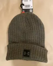 NEW! UNDER ARMOUR Knit Hat OSFA YOUTH boys Brown-Bronze