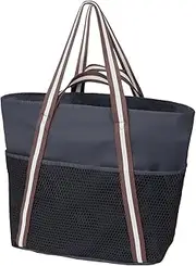 [Generic] Beach Vacation Tote - Beach Clothes Bags Sandproof Waterproof,Dry and Wet Cruise Vacation Must-Have For Makeup Sunscreen Slippers Towels Shirts