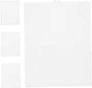 Gogogmee 4pcs Plastic Mesh Canvas for DIY Craft Embroidery Cross Stitch Durable Versatile Easy to Cut for Home Decor and Creative Projects
