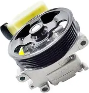 Power Steering Pump W/Pulley & Reservoir Compatible With Mazda 6 2003 2004-2008 L4 2.3L GK2A-32-650H GK2A-32-650J GK2A-32-650K GK2A-32-650L