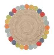 Daisy Round Jute Rug