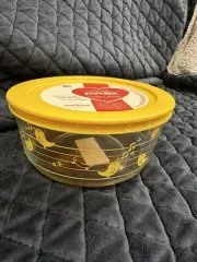 Pyrex 4 Cup Storage Bowl Bird Chick Yellow Music NEW