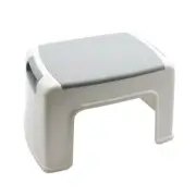 Box Sweden Multi-Purpose Adults/Kids Plastic Single Step Stool Ladder Grey H21cm