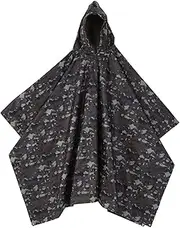 [Victool] Military Waterproof Army Hooded Ripstop Rain Coat Poncho Camping Hiking Outdoor