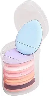 Finger Puff,Facial Makeup Sponges Set of 6 | Water Drop Shaped Makeup Powder Puff Reusable Setting Powder Puff for Face