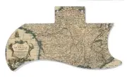SG Half Face Pickguard Custom Gibson Graphical Guitar Single Map France 1768