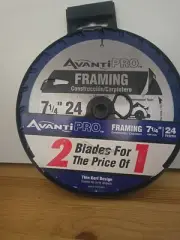AVANTI PRO FRAMING CIRCULAR SAW BLADE 2 PC 7-1/4” 24 teeth new