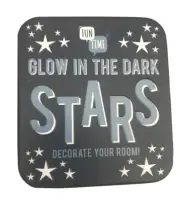 GLOW IN THE DARK STARS Self ADHEASIVE KIDS WALL STICKERS NURSERY LIGHT