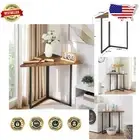 Compact Corner Storage Shelf with Steel Frame - Perfect for Small Spaces