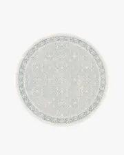 185' Round | Machine Washable Runner Rug | Kid & Pet Friendly | Indoor Rug | Celestine Soft Blue Rug | Ruggable