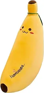 19.7Inch Soft Stuffed Banana Plush Pillow, Plushie Banana Hugging Pillow, for Birthday, Valentine, Christmas(Yellow)