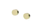 MEIR Round Brass Wall Taps - Quarter Turn - PVD Tiger Bronze