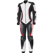 Ayana 3 White Black Red Ladies 1PC Leather Motorcycle Suit