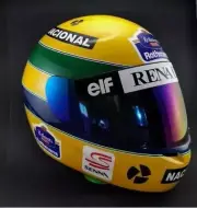 Ayrton Senna Full helmet Williams FW16 1994 1/1 Handmade F-1 F1 Caschi No Spark