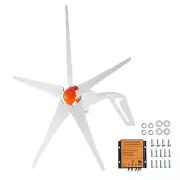 500W Wind Turbine Generator 12V 5-Blade Wind Turbine Kit & MPPT Controller