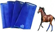Horse Leggins, Set for 4 Fly Boots, Mesh Fly Boots for Horse Breathable Mesh Horse Boots Protective Horse Leg Wraps Horse Leggings for Preventing Flies and Mosquitoes Bites