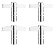 NEW 4X Silverline T-Type Standard Universal Steel Drum Head Tuning Key Set