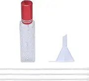 CHGCRAFT Small Alcohol Lamp Glass Alcohol Burner Lamp with 3pcs Replacement Cotton Torch and Funnel Lab Equipment Lamp Burner for Science Experiments Household Camping