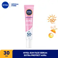 在飛比找蝦皮購物優惠-NIVEA 妮維雅防曬面部保護光環精華 SPF50 PA 3