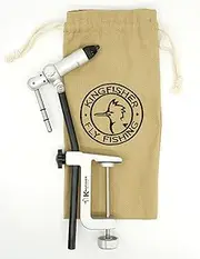 Kingfisher Fly Fishing Rock Creek Rotary Fly Tying C-Clamp Vise