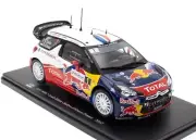 Citroen DS3 WRC Rally d'Alsace France 2012 World Champ Loeb WRC507 HACHETTE 1:24