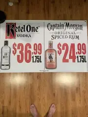 Captain Morgan/ Kernel OneVinyl Advertising Banner Poster Sign