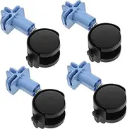 4 Pcs Pet Cage Casters Swivel Wheels for Easy Movement Cleaning Secure Wheel Replacement for Dog Cat Cages Pet Carriers and Furniture Reliable Support Comfortable Environment