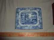 Vintage Spode Blue Italian Box/Set (6) Trivets Placemats 8.5x7.5 in. NEW NIP