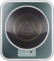 WHIPIN Mini Portable Compact Green Wall-Mounted Automatic 3kg Washing Machine & Spin Dryer, Quick Wash, High Temp, Space-Saving