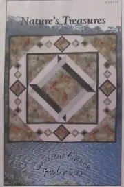 Canyon Creek Fabrics NATURE'S TREASURES 37" Wall Hanging Quilt Pattern L Lorentz