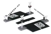 Bachmann 42208 HO Scale (1/87) Scenery Accessory - Railroad Train Crossing - NOS