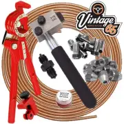 Copper Brake Pipe Line Repair Flaring Kit For Jaguar Daimler E-type 3/8" Unf (for: Jaguar)