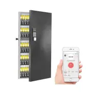 WeHere 120 Key Lock Box Wall Mount, APP Bluetooth/OTP/Wi-Fi/Fixed Code/Key Un...