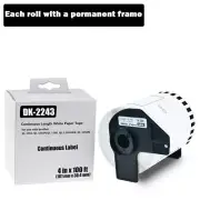 1 Roll 4" x 100' Continuous Shipping Labels DK-2243 For Brother QL-1060 QL-1050N