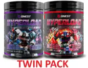 Onest Hyperload Preworkout 2X25 Serves | Twin Pack | Energy | Pumps | Hyperburn.