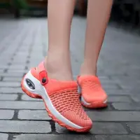 在飛比找momo購物網優惠-【89 zone】日系網面透氣增高 女鞋 運動鞋 大尺碼 鞋