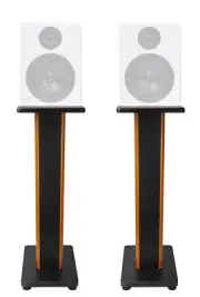 (2) Rockville 28" 2-Tone Studio Monitor Speaker Stands For Rockville APM5W