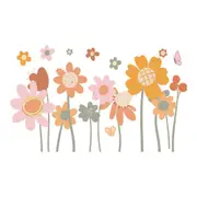 Flowers and Butterflies Wall Decal - AW1382