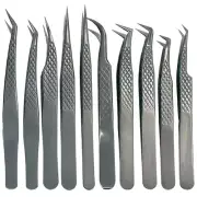 Precision Eyelashes Extension Tweezers Black For Make Fans Boot Isolation False